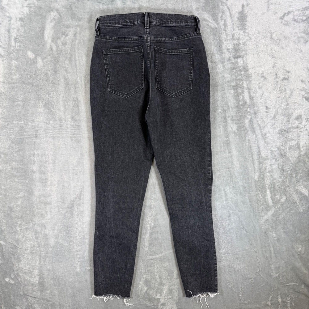 We The‎ Free Free People Skinny Jeans Women's Size 26 Black Button Fly Denim - Picture 2 of 7